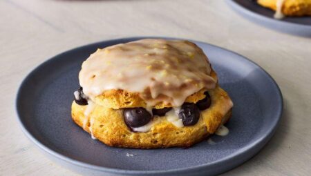Blueberry Lemon Breakfast Biscuits